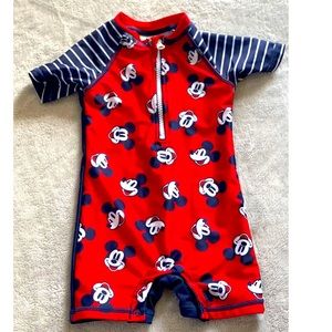 Mickey Mouse Rash Guard size 12 Mons.